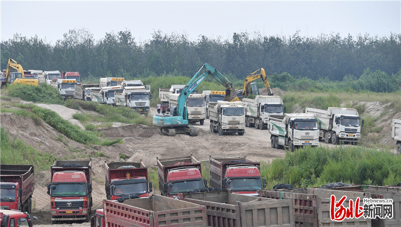 河北石家庄滹沱河生态修复三期工程开工 明年5月1日开放