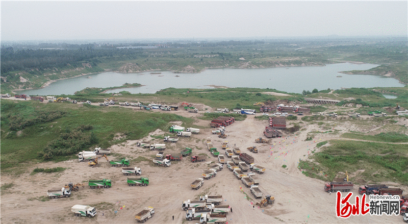 河北石家庄滹沱河生态修复三期工程开工 明年5月1日开放