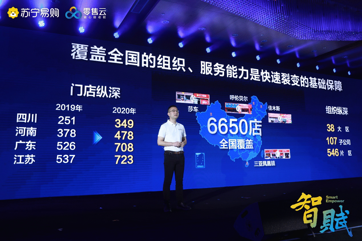 苏宁易购零售云亮上半年成绩单：同比增长98%，单月GMV最高28亿