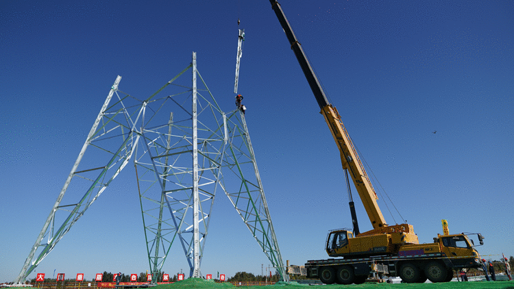 国网河北建设公司：服务雄安新区首个500千伏电网工程顺利进入组塔阶段