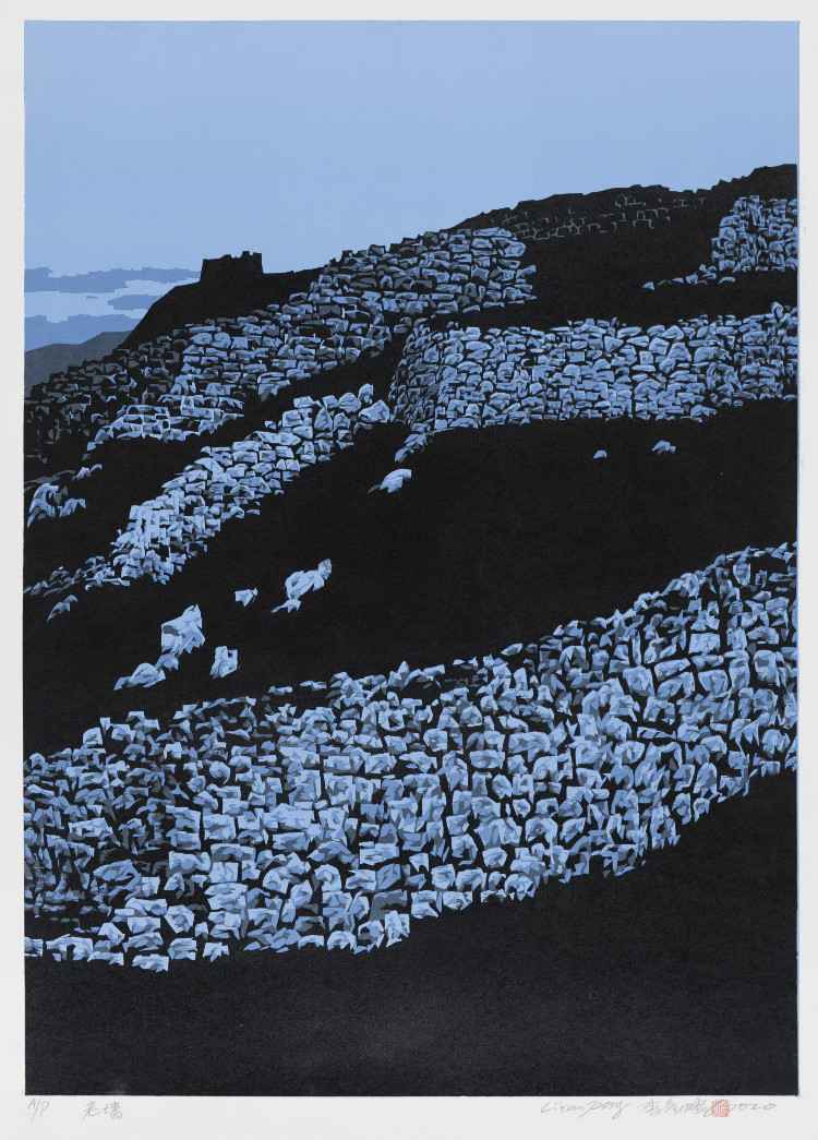 佳作 | 品美术家笔下长城的龙游之气与艺术之美