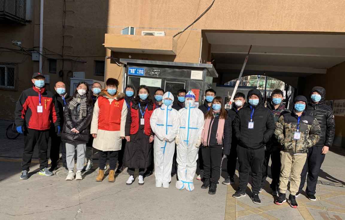 中国银行大厂支行积极协助社区开展核酸检测